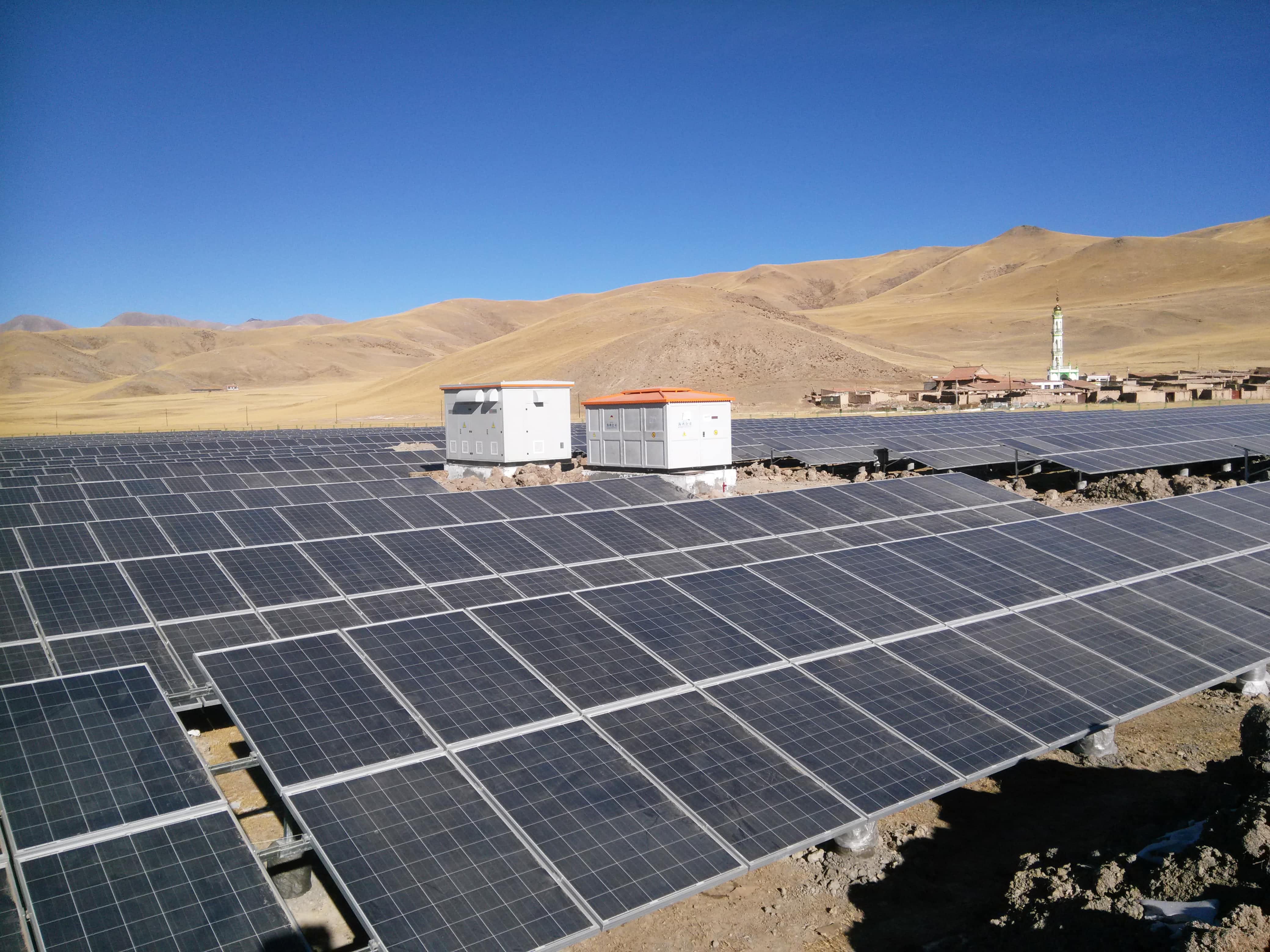 CGN Qilian 3.087MW Off-grid Solar Power Station Project