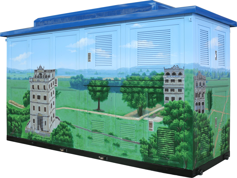Miniaturized Double-layer Prefabricated Substation for Urban Road Lighting
